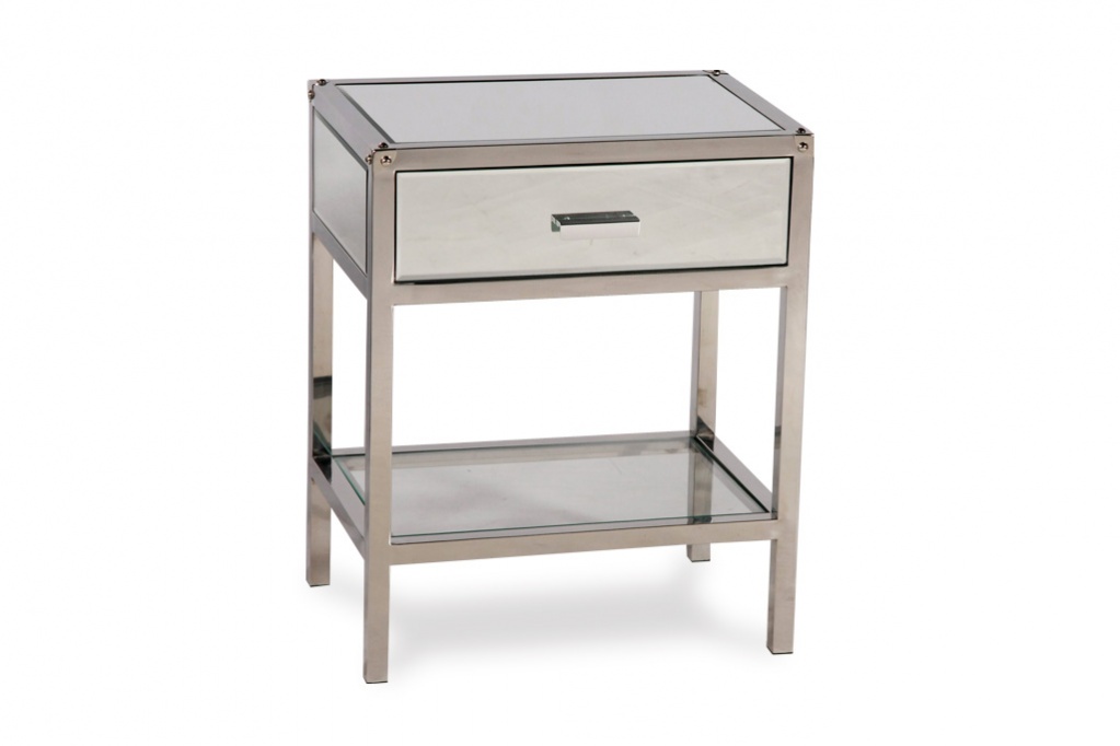 Jet Mirrored Night Table