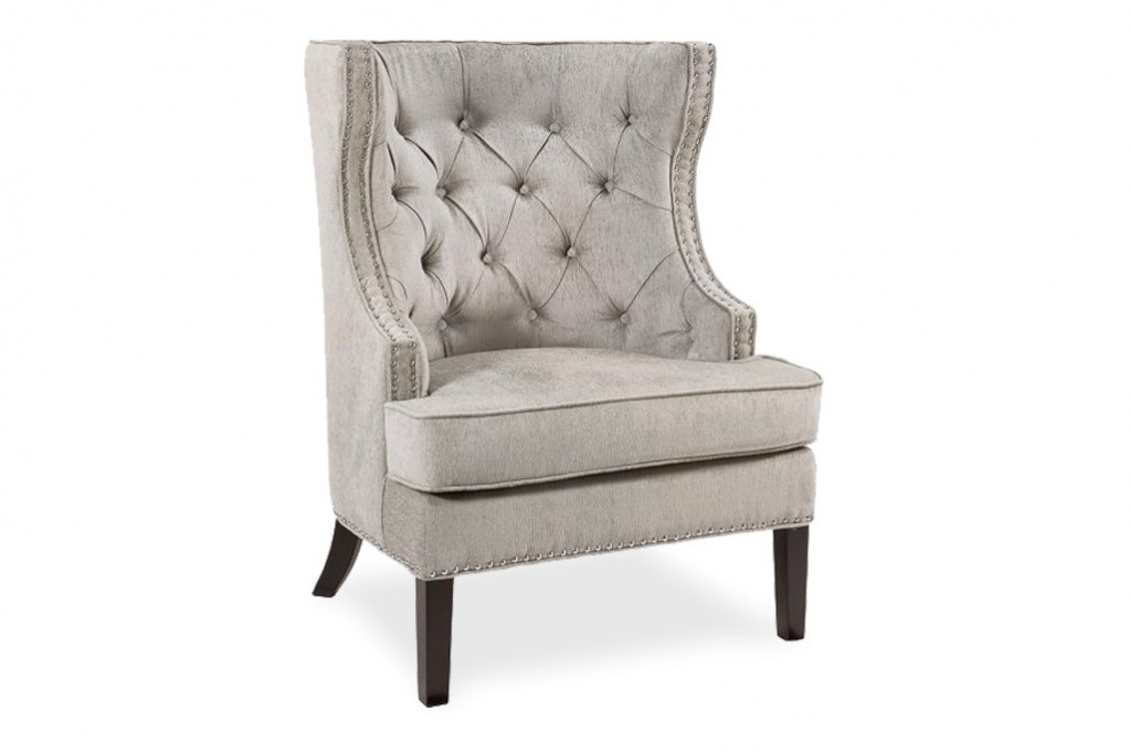 Thelma Platinum Accent Chair