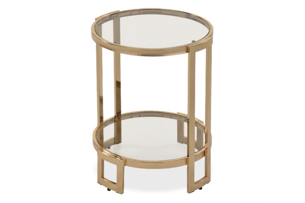 Cassandra Gold End Table